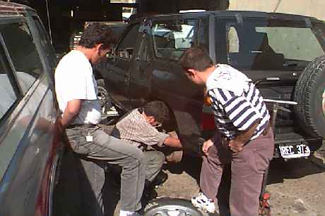 Réparation du frein de la roue du 4X4